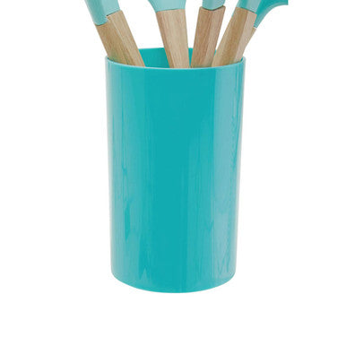 Zing 7 Piece Utensil Set In Pastel Green