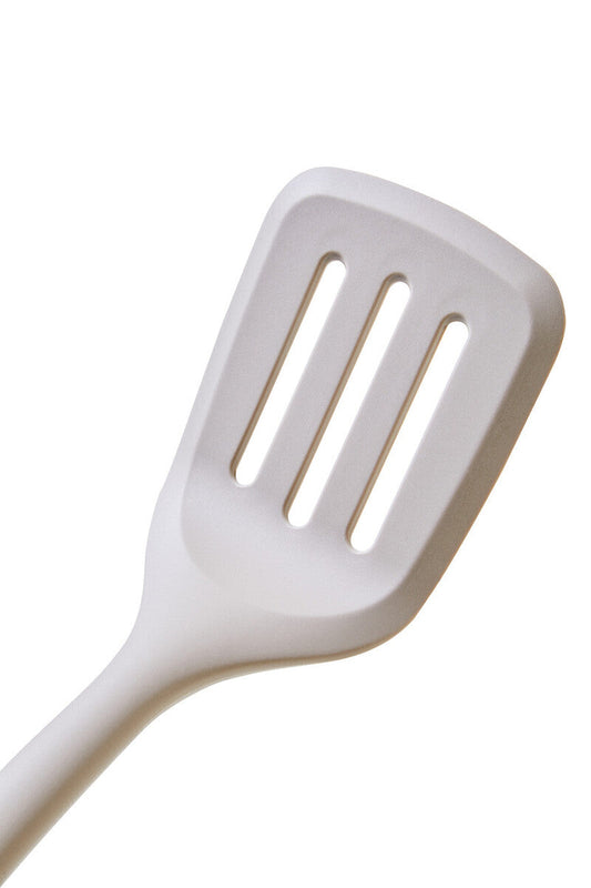 Nova Stone Grey Silicone Head Slotted Turner