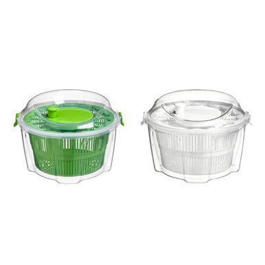 Cambell Clear And White Salad Spinner