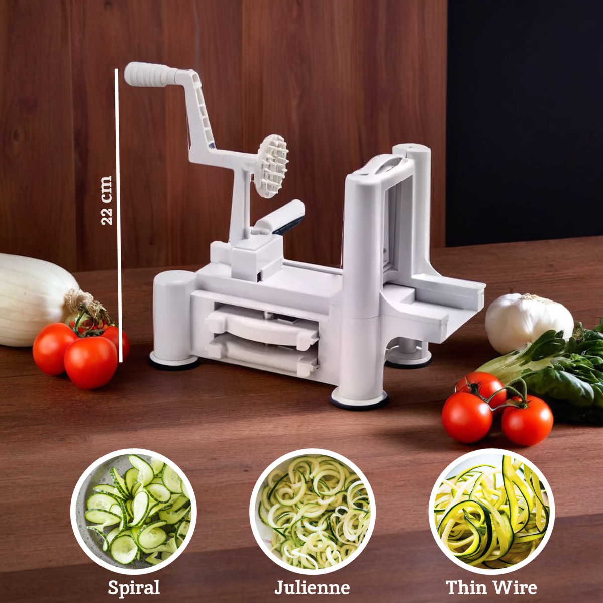 From Scratch Stainless Steel Spiral Slicer