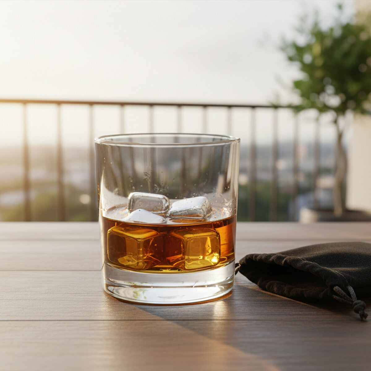 Set of 4 Stainless Steel Whisky Stones | Patrin