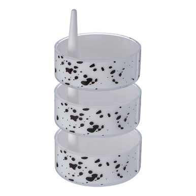 Rota 3 Piece Speckled Rotary Storage Set