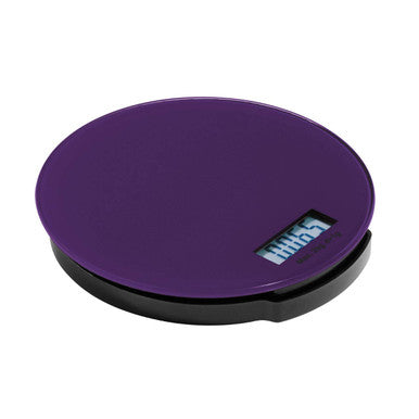 Zing Purple Glass Kitchen Scale 2Kg.