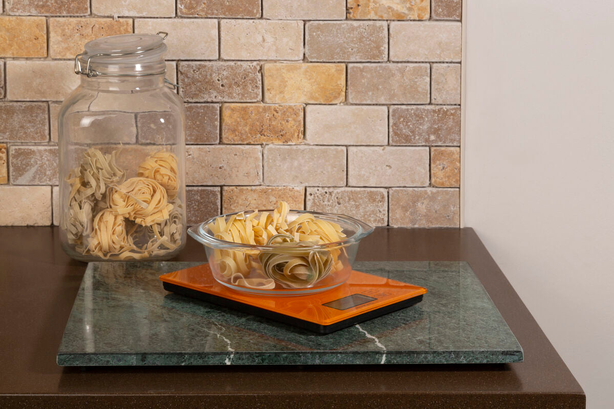 Orange Glass Kitchen Scale | Zing
