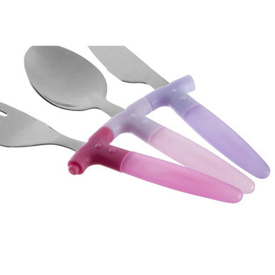 Children's 3 Piece Pink Cutlery Set | Kai