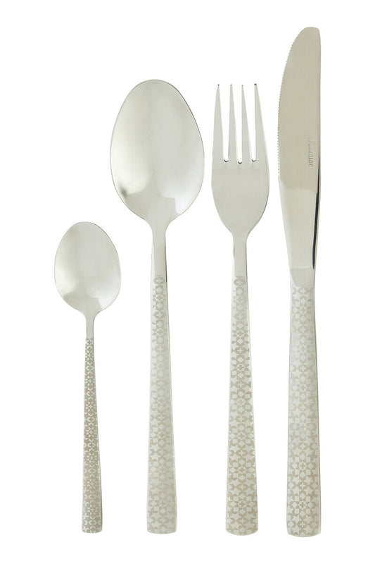 Avie Casablanca 16 Piece Stainless Steel Cutlery Set