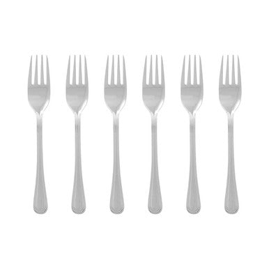 Set Of Six Classic Cake Forks