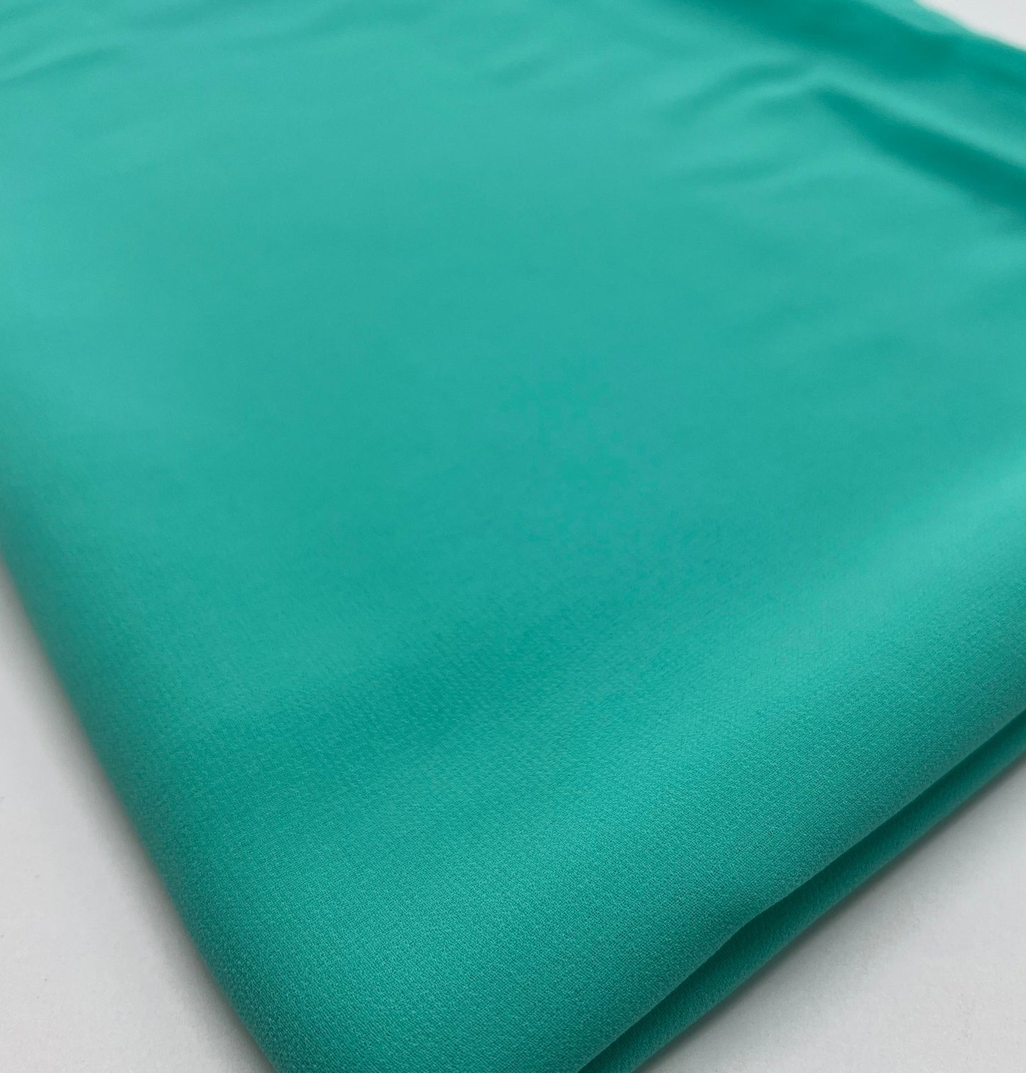 Plain Light Aqua Chiffon Sheer Dress Bridal Fabric