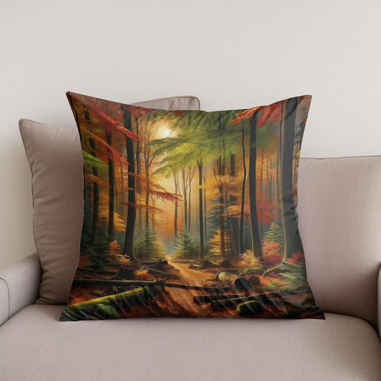 Autumnal Whisper Cotton Cushion