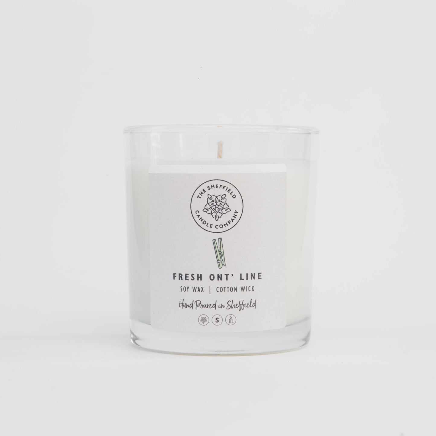 Fresh Ont' Line, Candle in Glass Tumbler