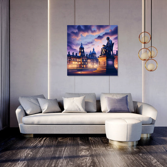 Scholar's Twilight at Newcastle Canvas