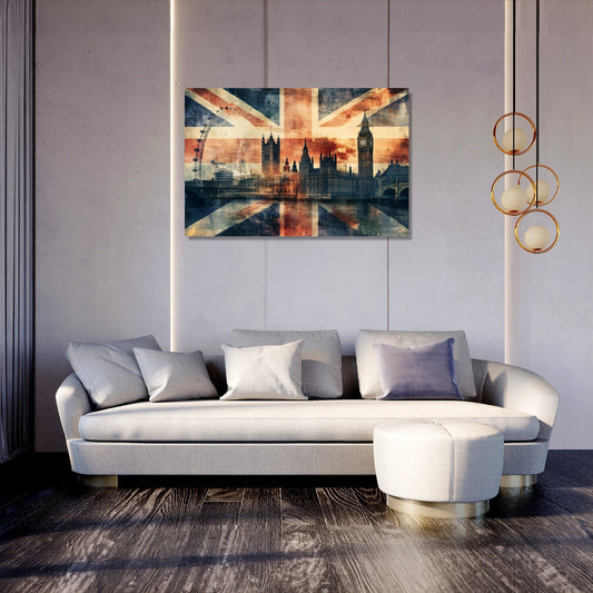 London Skyline Union Canvas