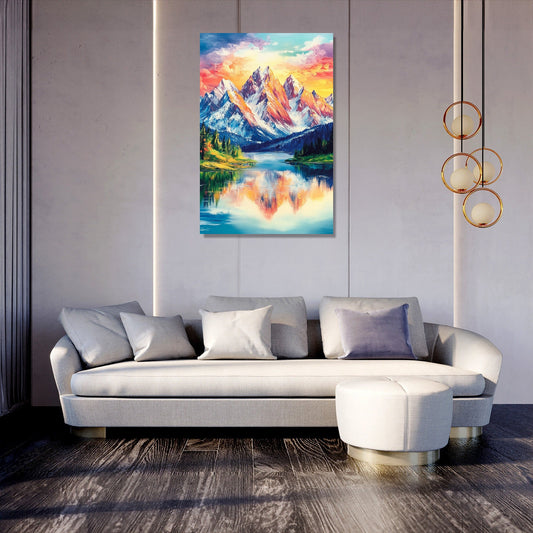 Alpine Sunset Canvas