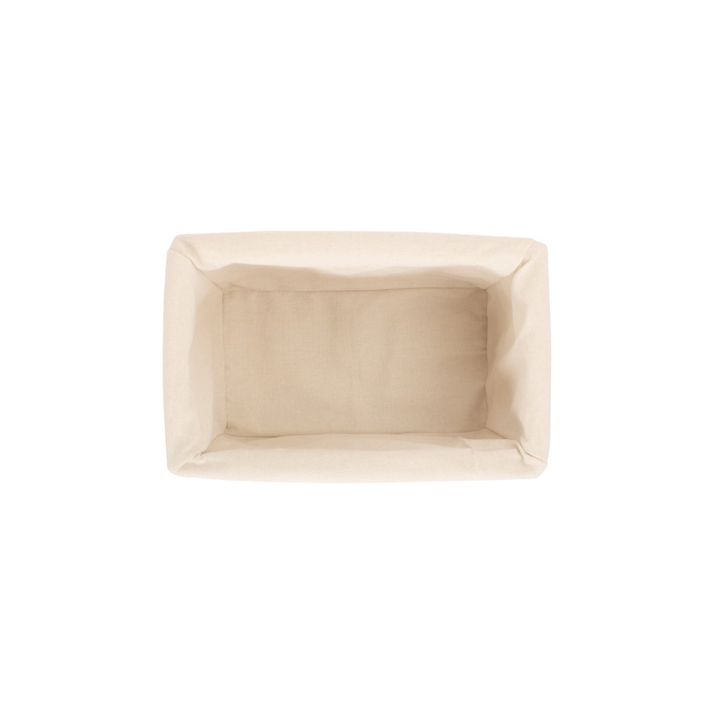 Small White Wash Willow Storage Basket with White Lining