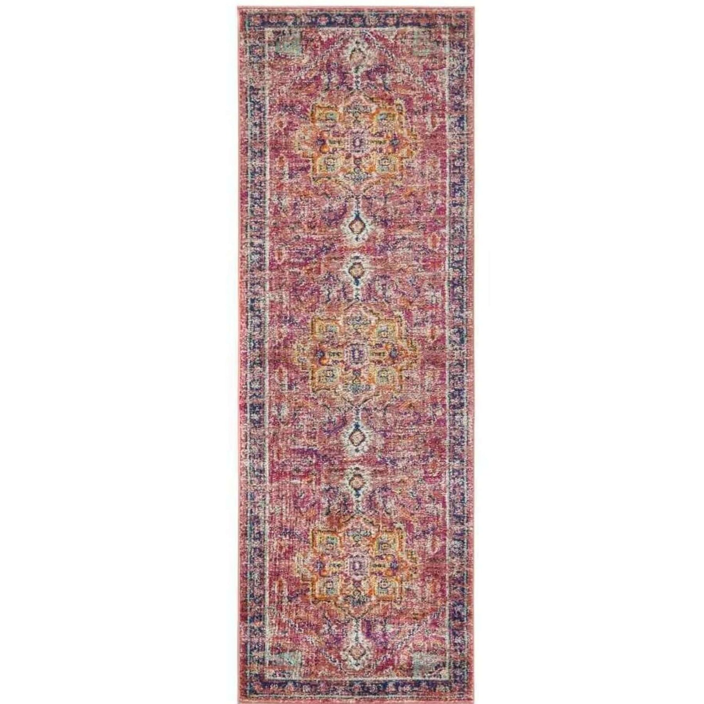 Granada Multicolour Vintage Rug | Ruby
