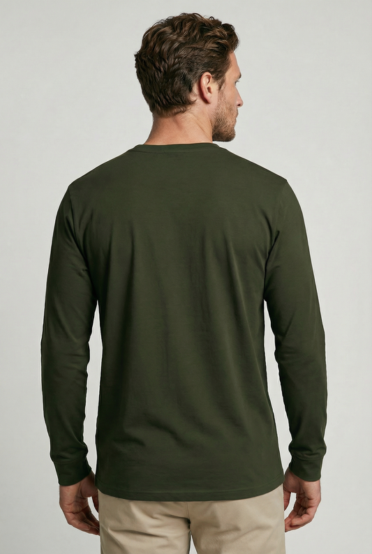 Bevis Long Sleeve Cotton T-shirt - Bottle