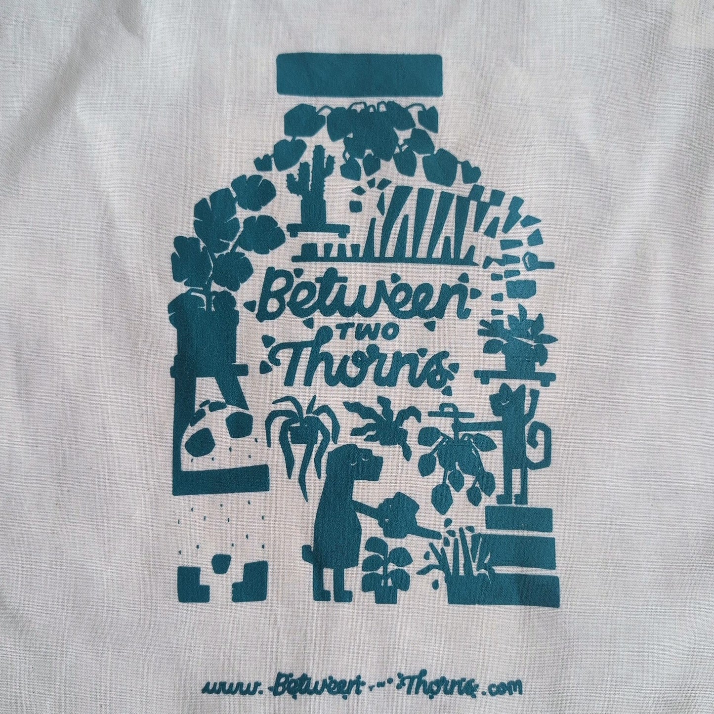 Between Two Thorns Cotton Tote Bag
