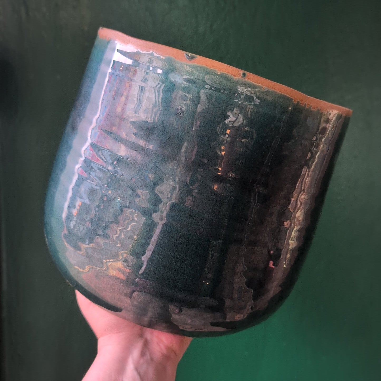 Como Glazed pots in Various Colours (Various sizes available)