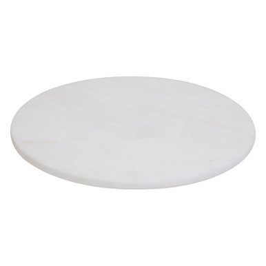 White Marble Round Chopping and Serving Board | Kindia