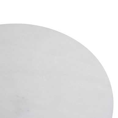 White Marble Round Chopping and Serving Board | Kindia