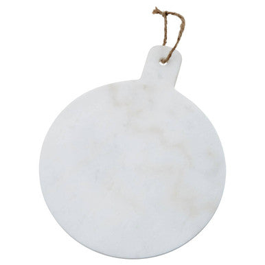 Round Marble Paddle Chopping and Serving Board | Kindia