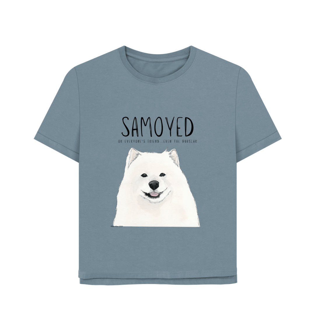 Fluff First, Questions Later – The Samoyed Tee for Professional Dog People