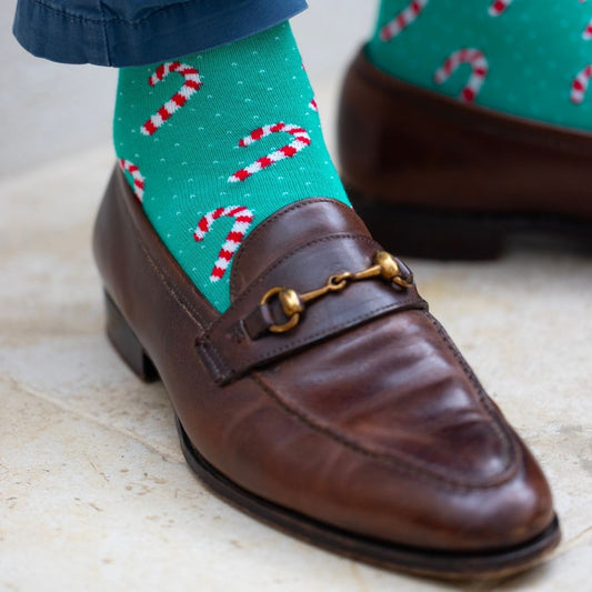 Candy Cane Bamboo Socks