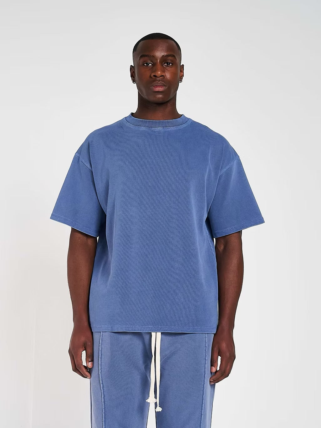 BLANK HEAVYWEIGHT VINTAGE BLUE TEE