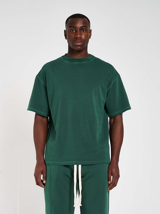 BLANK HEAVYWEIGHT TEE VINTAGE GREEN