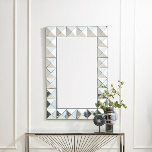 Lidia 3D Effect Rectangular Wall Mirror