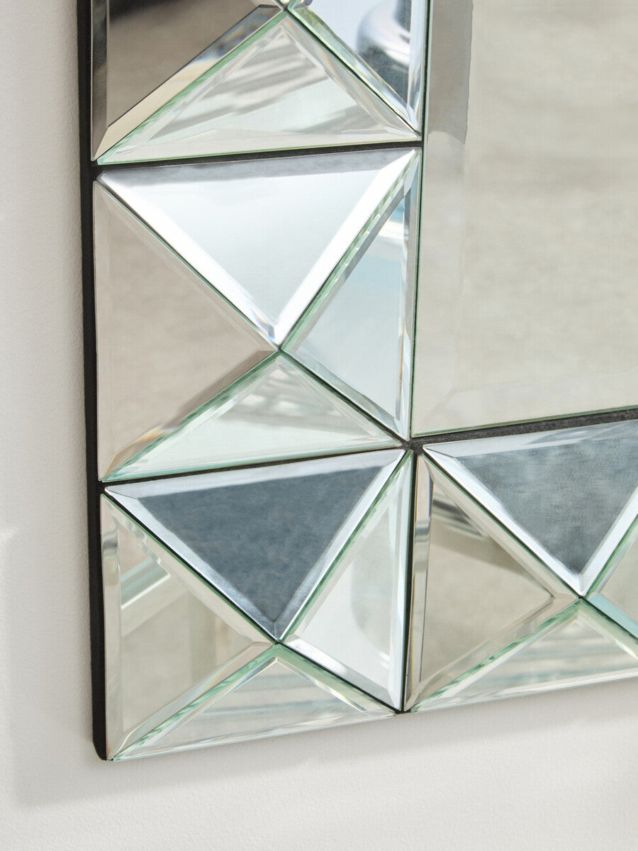 3D Effect Rectangular Wall Mirror | Lidia