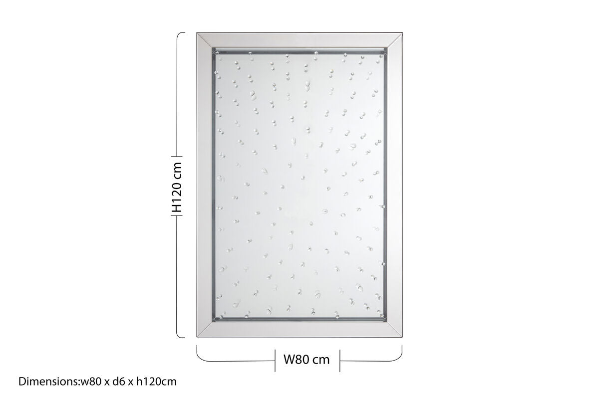 Splash Effect Wall Mirror | Rivulet