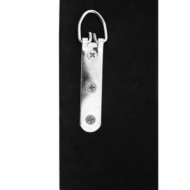 Black and White Bevelled Border Wall Mirror | Milania
