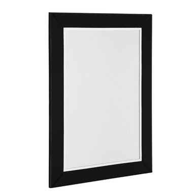Black Bevelled Edge Wall Mirror | Avelene