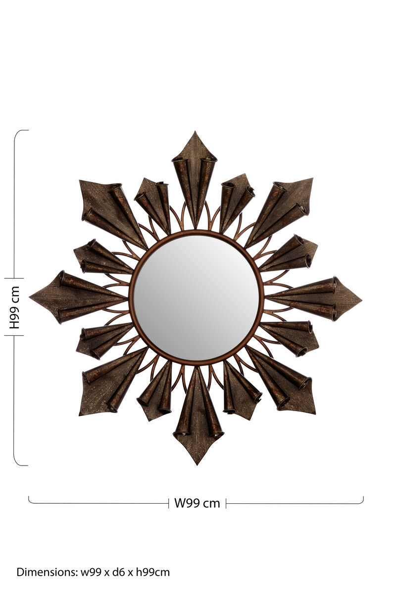 Verona Starburst Wall Mirror