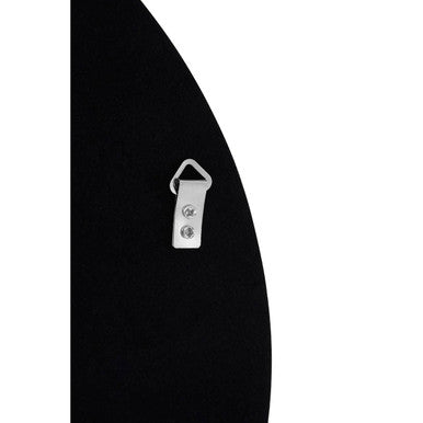 Round Large Black Wall Mirror | Athena