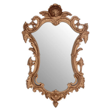 Hasse Neo Classical Gold Finish Wall Mirror