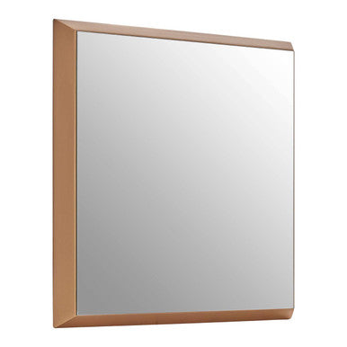 Small Square Gold Finish Wall Mirror | Alchemist