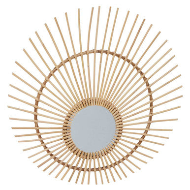 Natural Rattan Wall Mirror | Mataram
