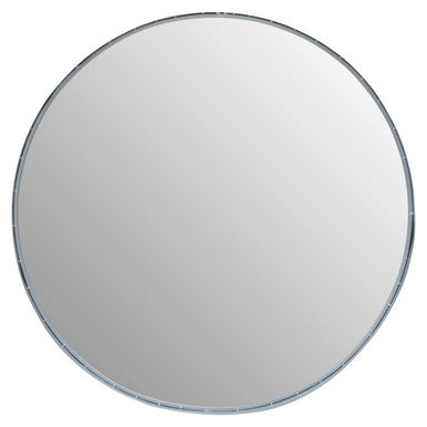 Large Round Silver Wall Mirror | Avento