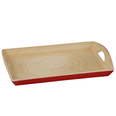 Kyoto Red Rectangular Serving Tray