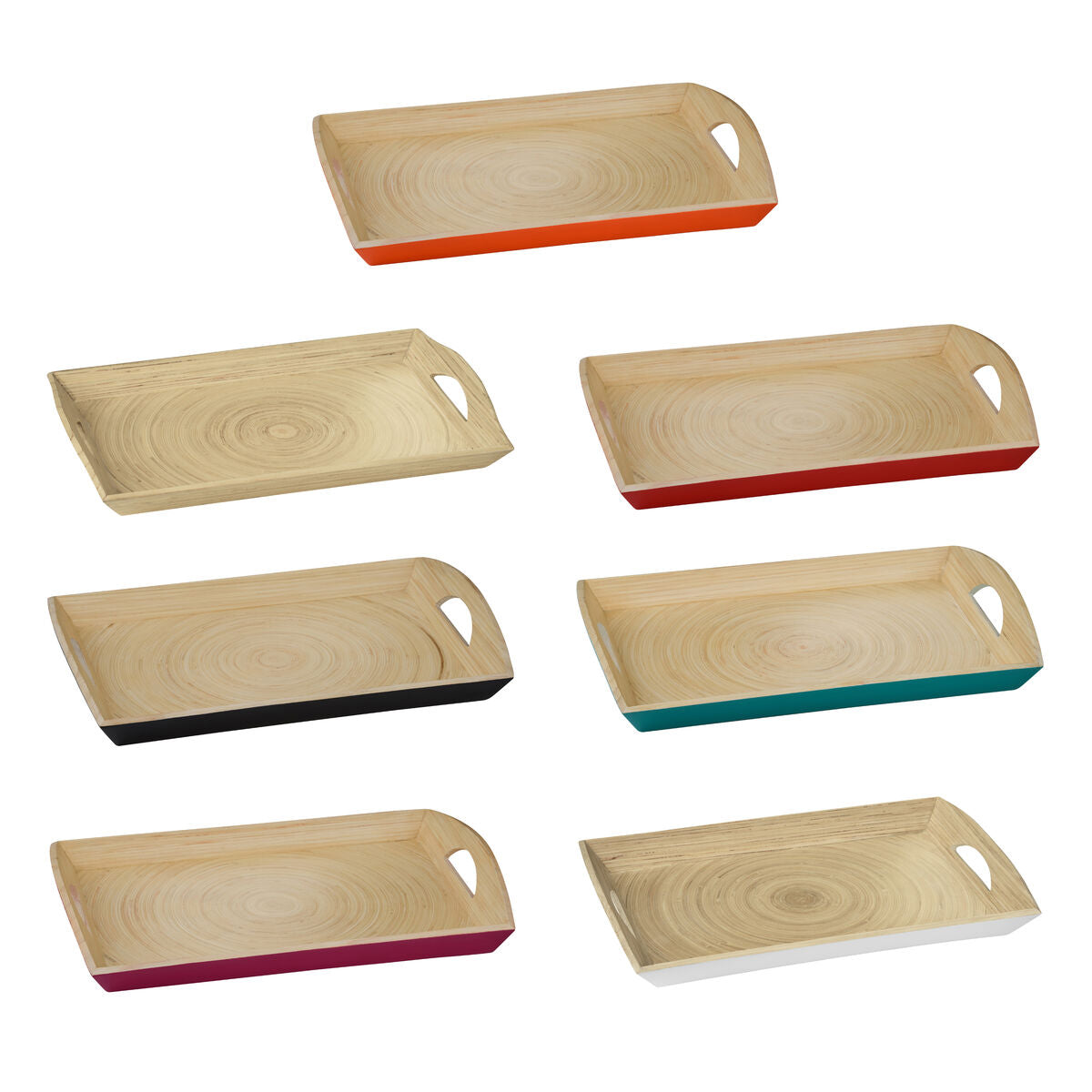 Kyoto Raspberry Rectangular Serving Tray