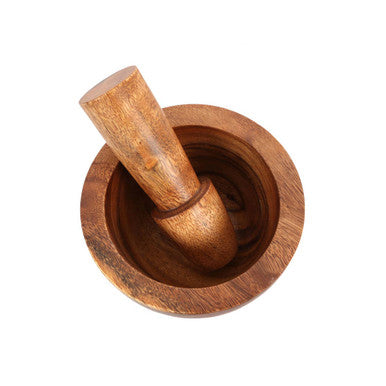 Kora Acacia Wood Mortar And Pestle