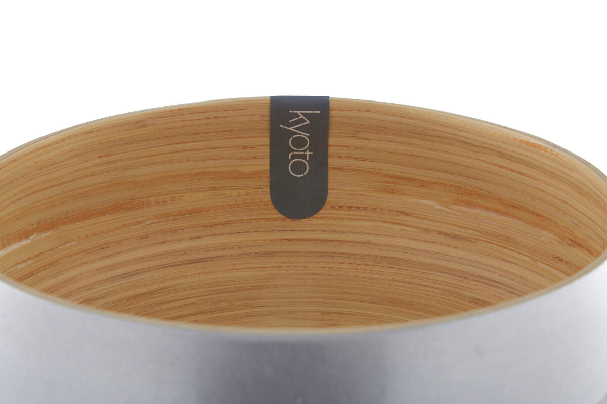 Medium Silver Bamboo Bowl | Kyoto