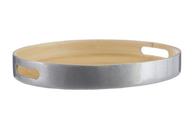 Small Silver Tray with Side Handles | Kyoto