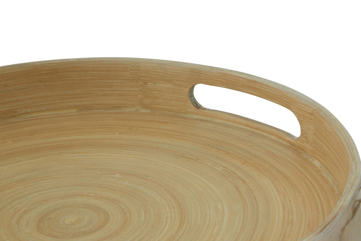 Kyoto Small Round Gold Serving Tray