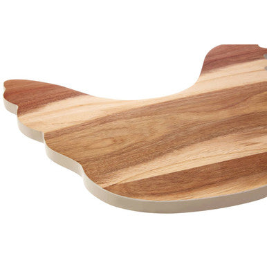 Socorro Cream Edge Hen Chopping And Serving Board