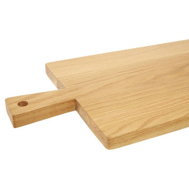 Lyna Large Oak Wood Paddle Chopping And Serving Board