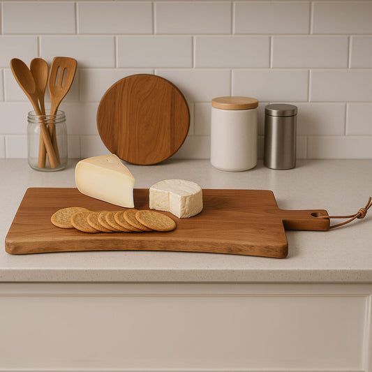 Socorro Acacia Wood Paddle Chopping And Serving Board