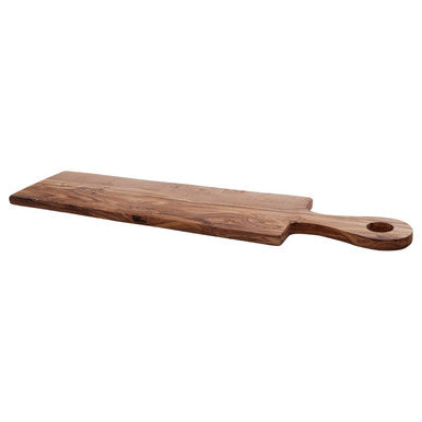 Kora Rectangular Padle Serving Board in Olive Wood